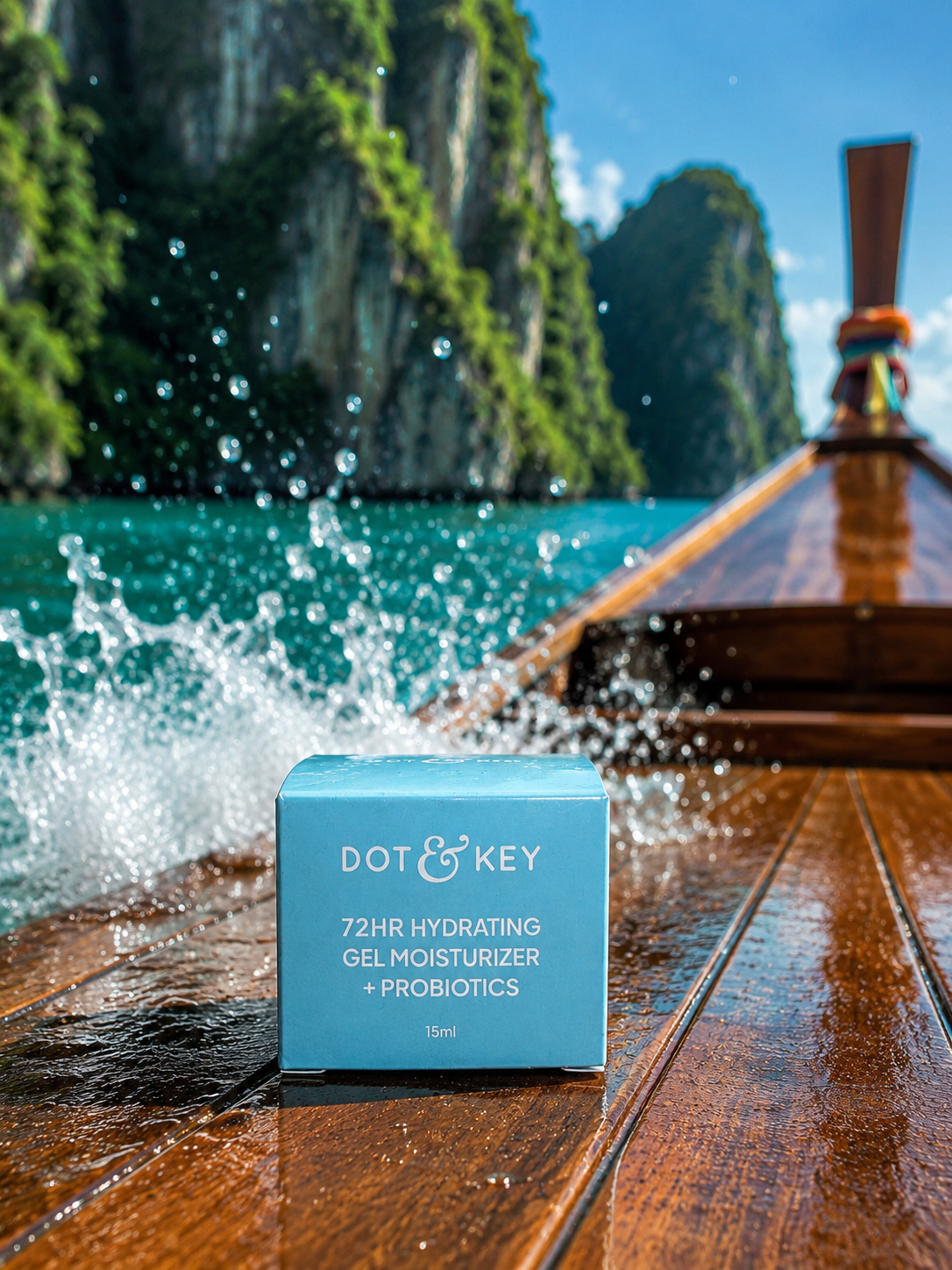 Dot & Key 72HR Hydrating Gel Moisturizer + Probiotics – Ocean Fresh Edition