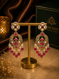 Rani pink earings