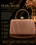 Pearl Blush Evening Clutch ✨
