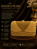 Golden Pearl Evening Clutch ✨
