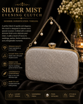Silver mist clutch