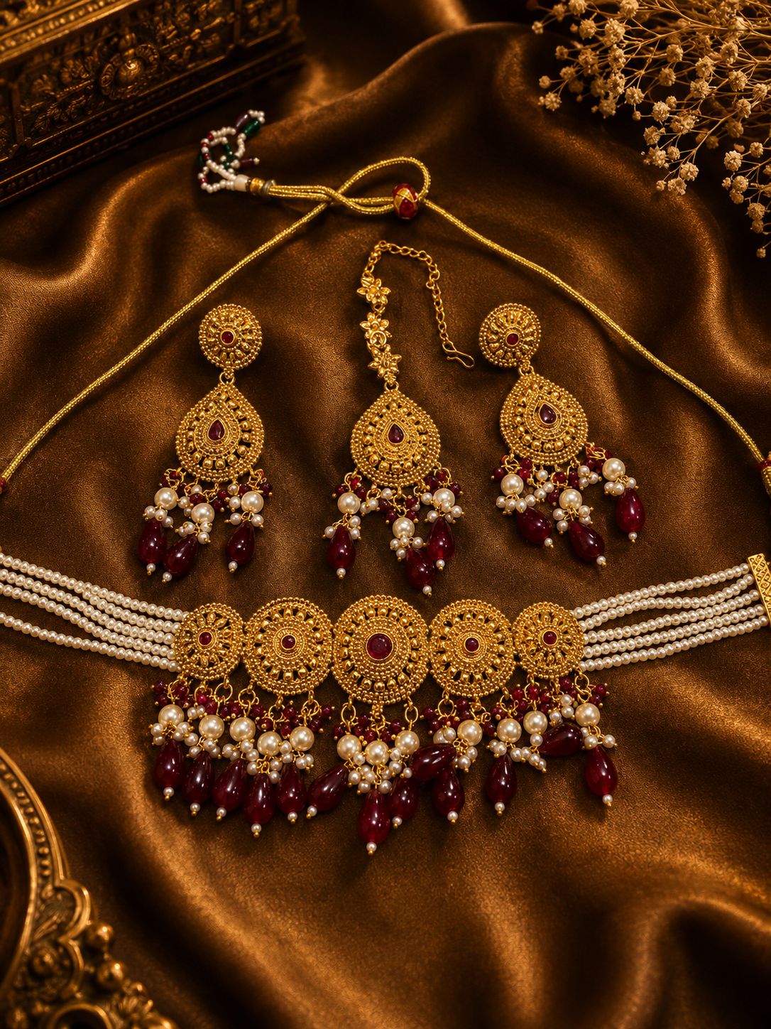 Gold plated necklace