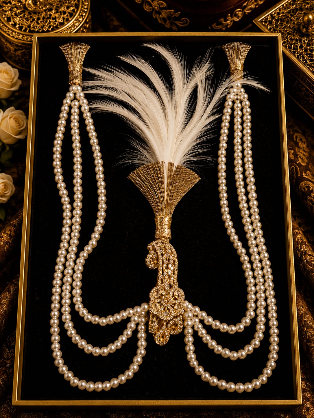 American diamond broach kalgi