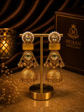 Kashmiri kundan eaarings