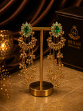 C green Kashmiri eaarings