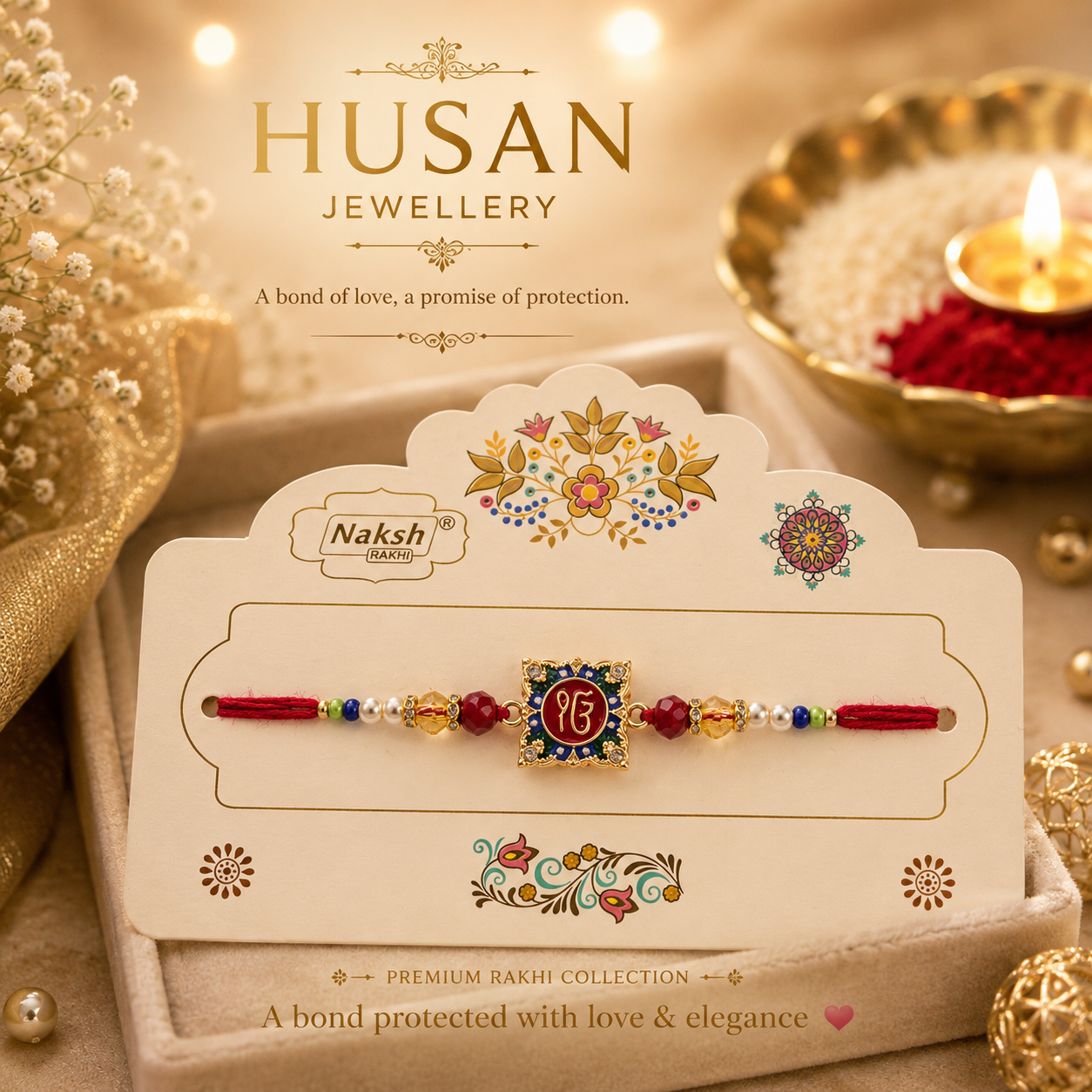 Divine Premium Om Rakhi ✨