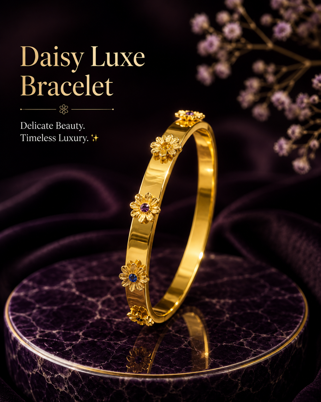 Golden Blossom Bracelet 🌼