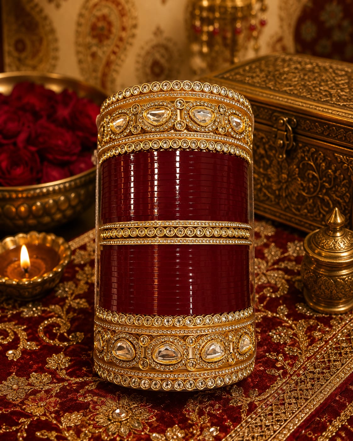 Royal kundan chooda